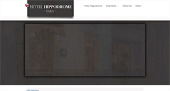 Desktop Screenshot of hotel-hippodrome.com