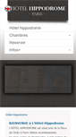 Mobile Screenshot of hotel-hippodrome.com