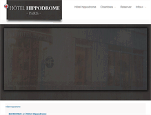Tablet Screenshot of hotel-hippodrome.com